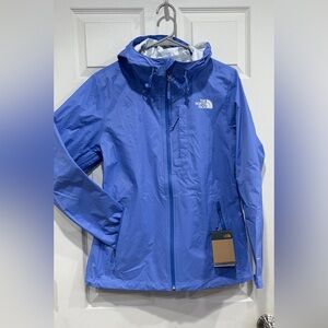 The North Face Women's Medium Alta Vista Jacket Light Blue NWT Waterproof Rain